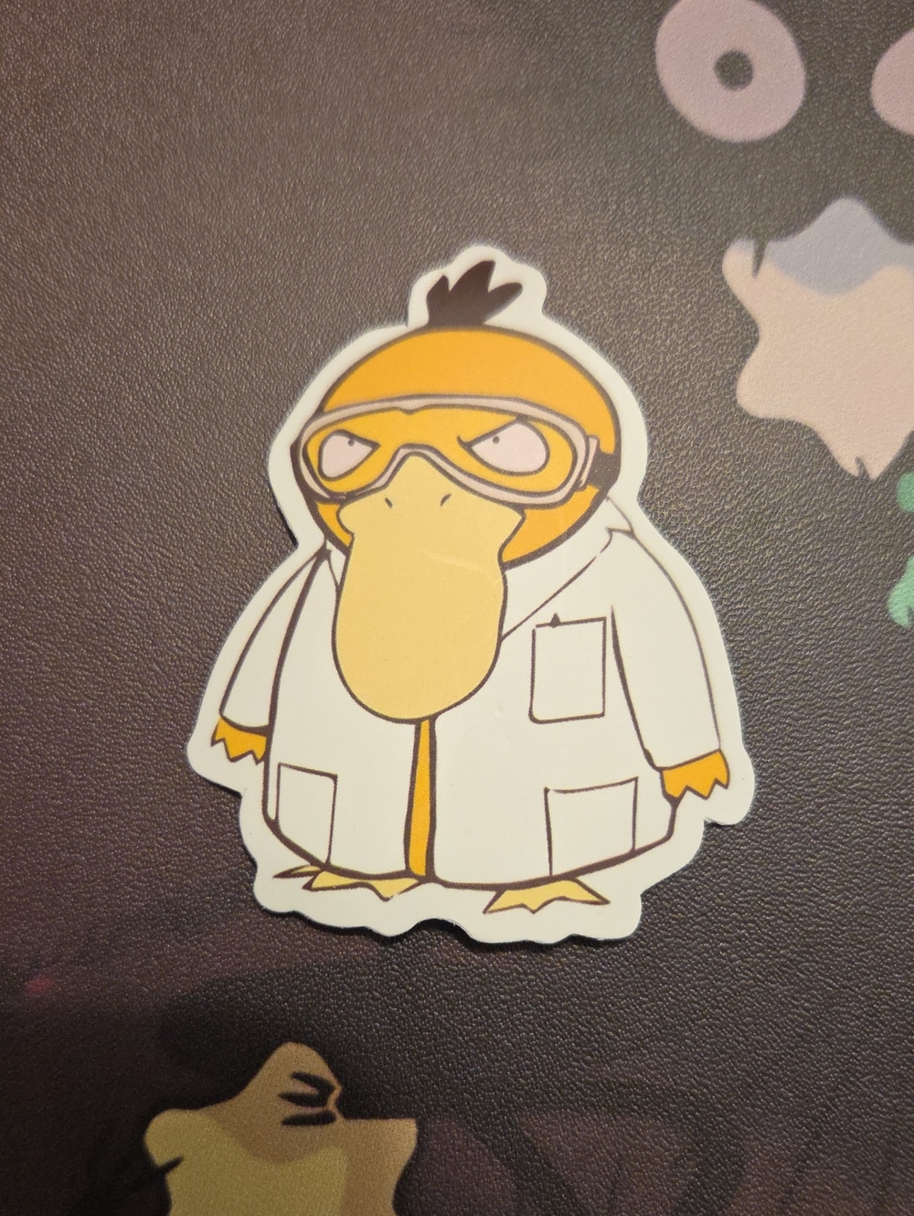 Pokemon Psyduck Sticker — Yellow and White